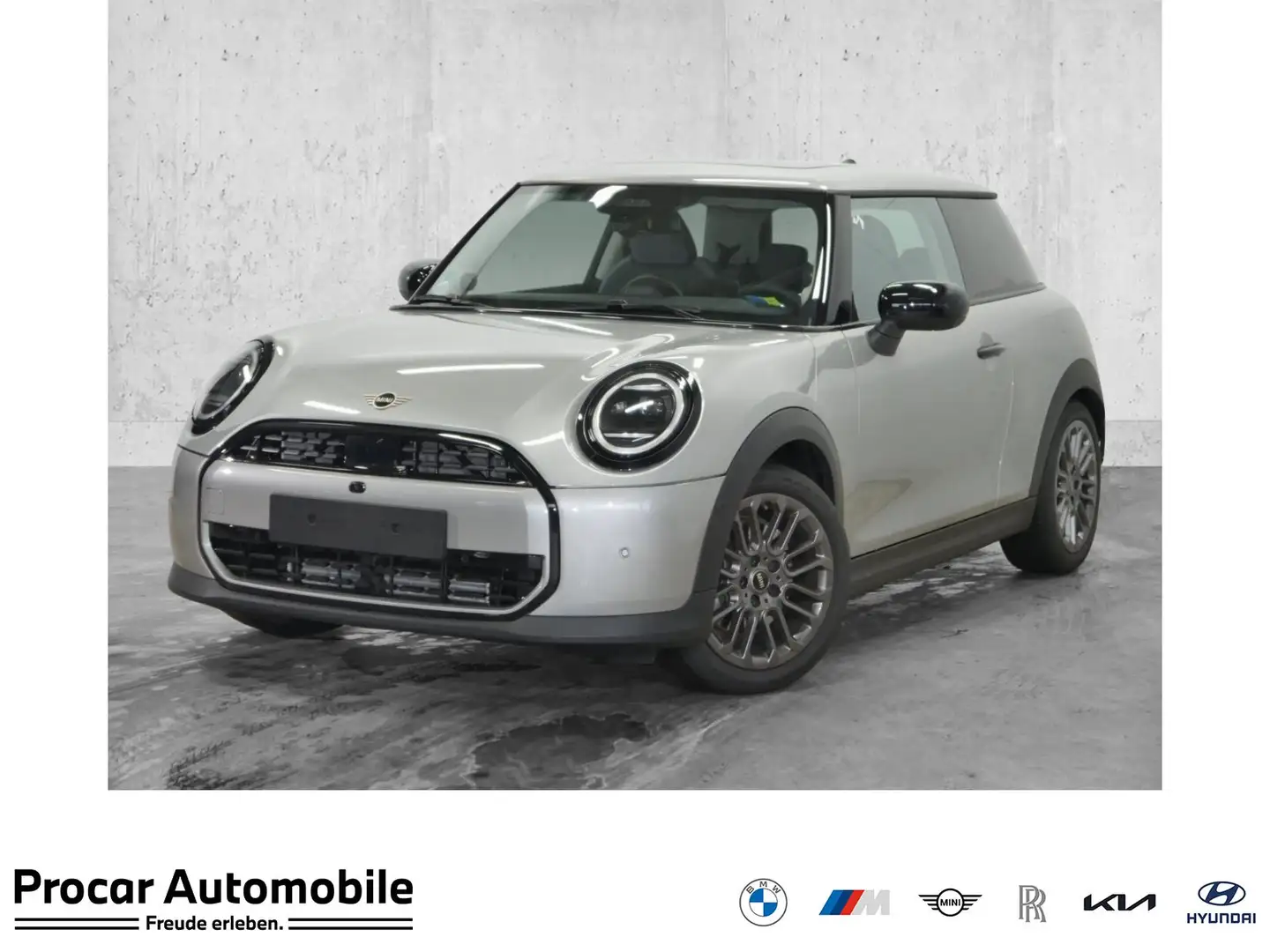 MINI Cooper C HUD PANO 360°KAM RFK NAVI LED PDC V+H Argent - 1