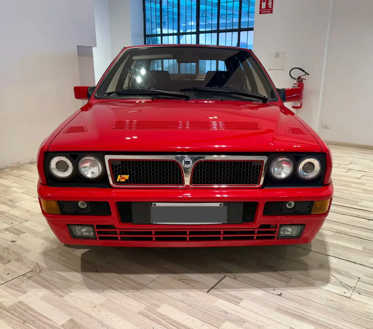 Lancia Delta evo 1 - sacca. intercooler esterna - uni.p Rood - 2