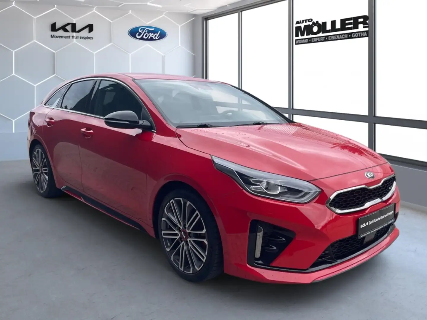 Kia ProCeed / pro_cee'd GT 1.6T Komfort DCT7 Navi JBL AHK LED Memory Sitze Rot - 2