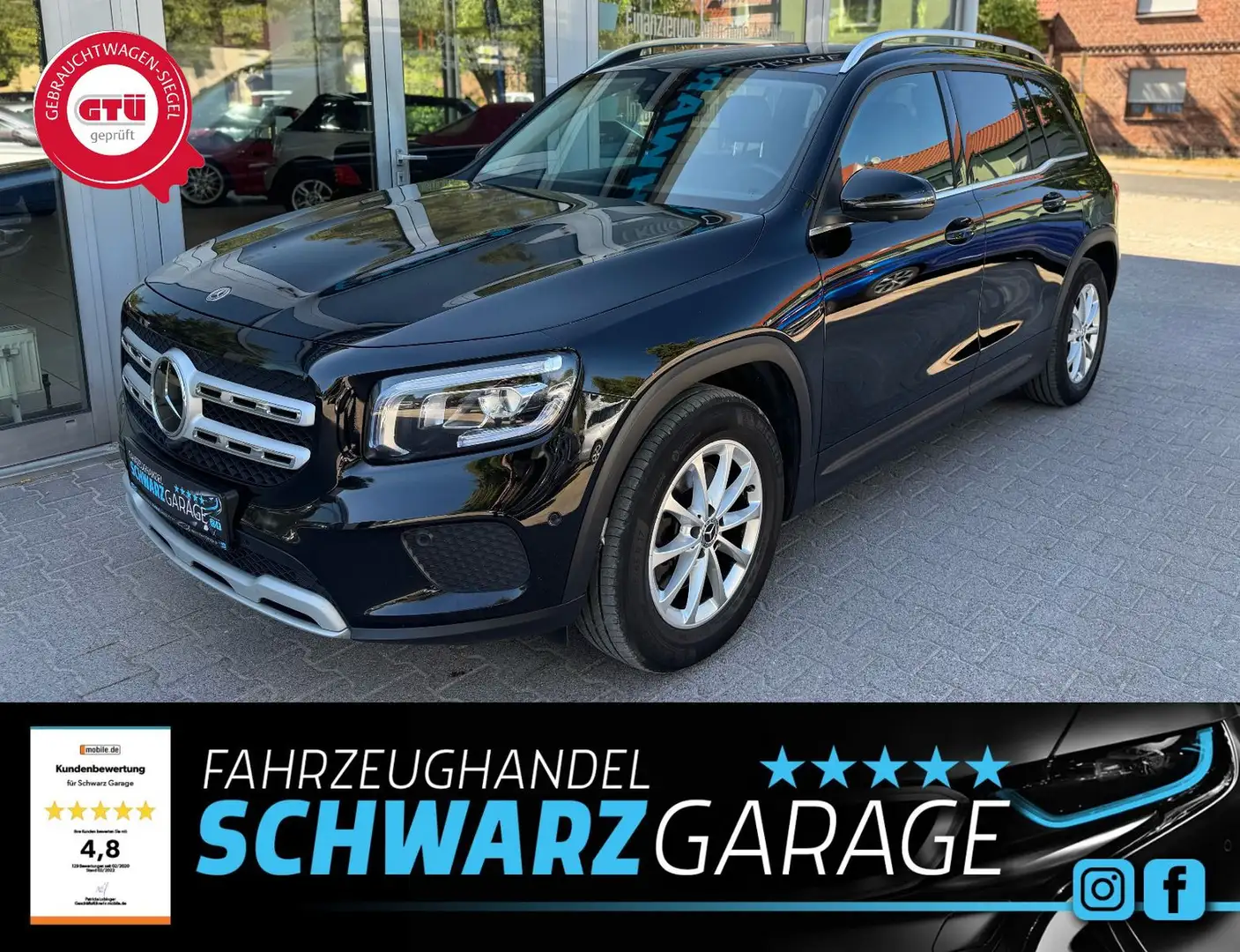 Mercedes-Benz GLB 200 GLB 200 d*1.HAND*360GRAD*LED*NAVI* Noir - 1