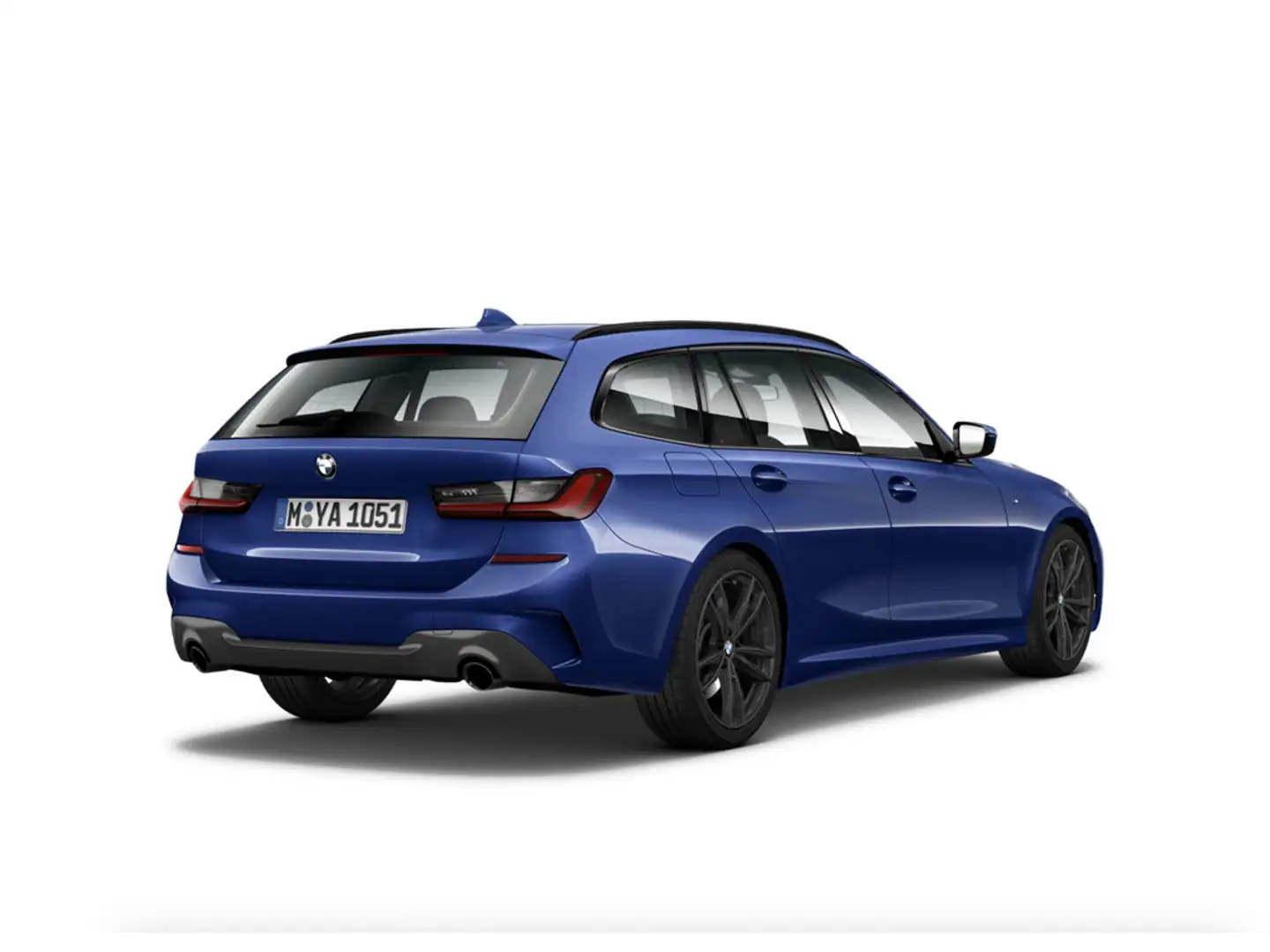 BMW 330 i Touring M-Sport PANO LED W-LAN NAVI SHZ Bleu - 2