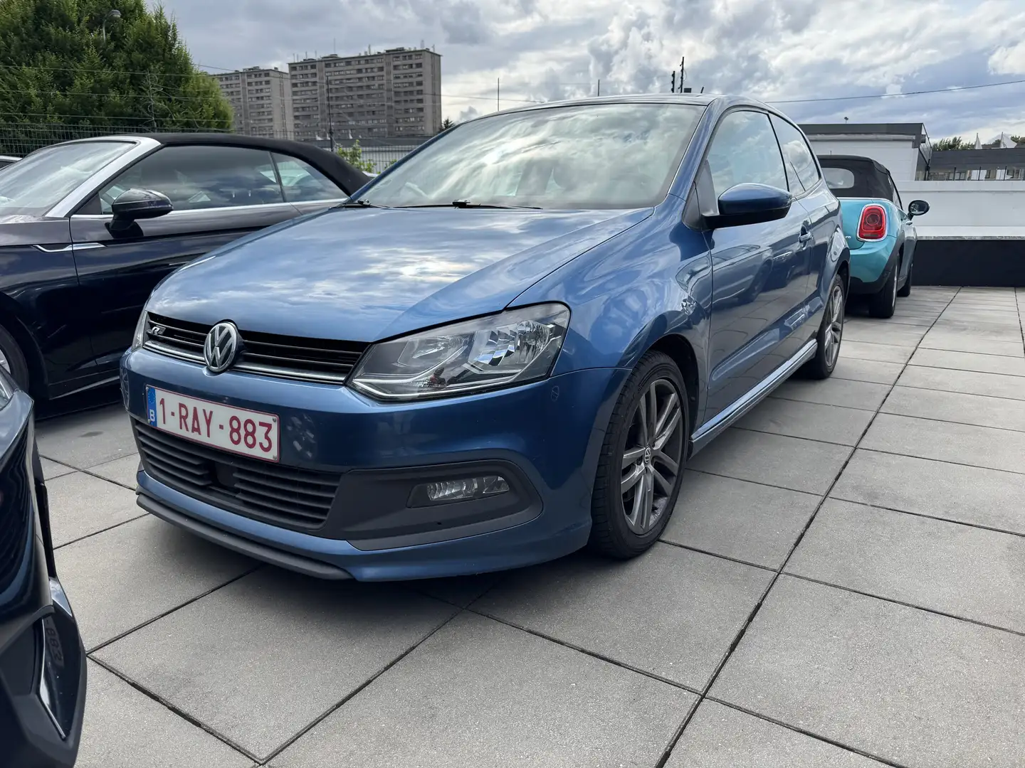 Volkswagen Polo 1.4 CR TDi R-Line Bleu - 1