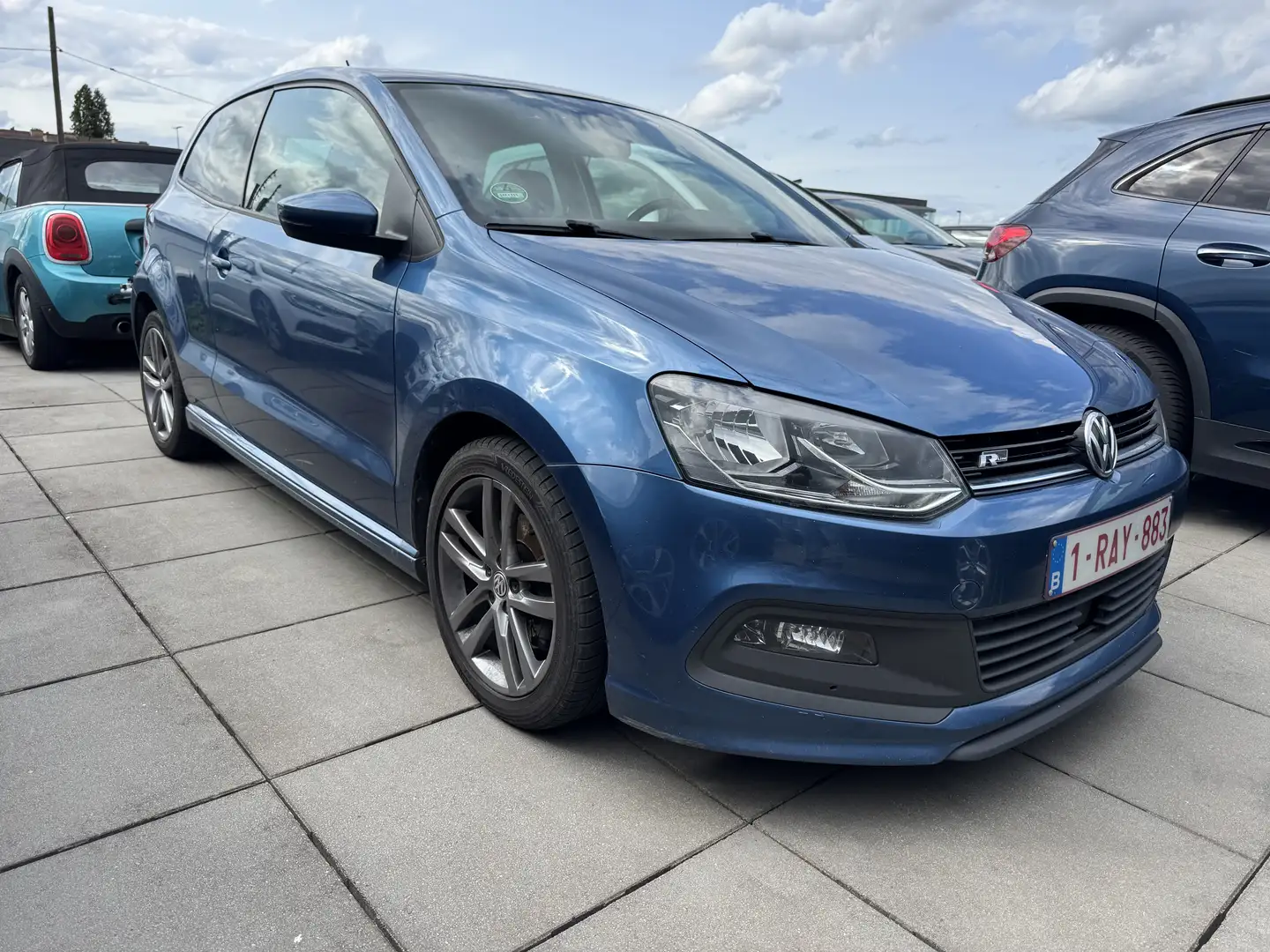 Volkswagen Polo 1.4 CR TDi R-Line Bleu - 2