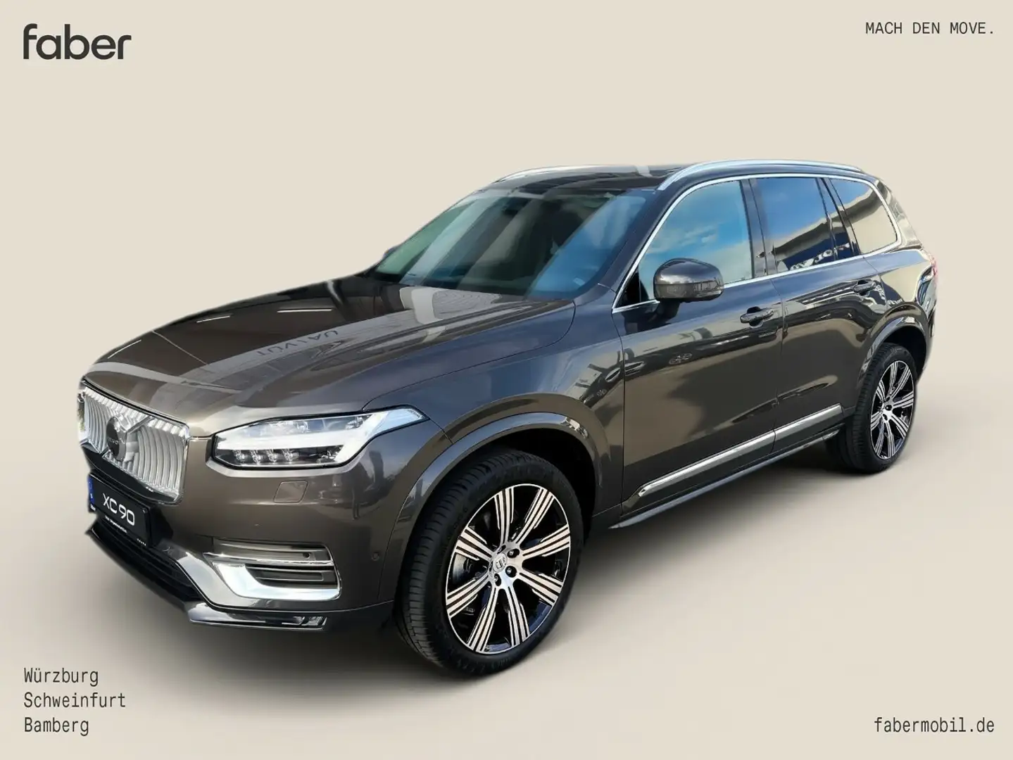 Volvo XC90 B5 Diesel Plus Bright AWD Grau - 2