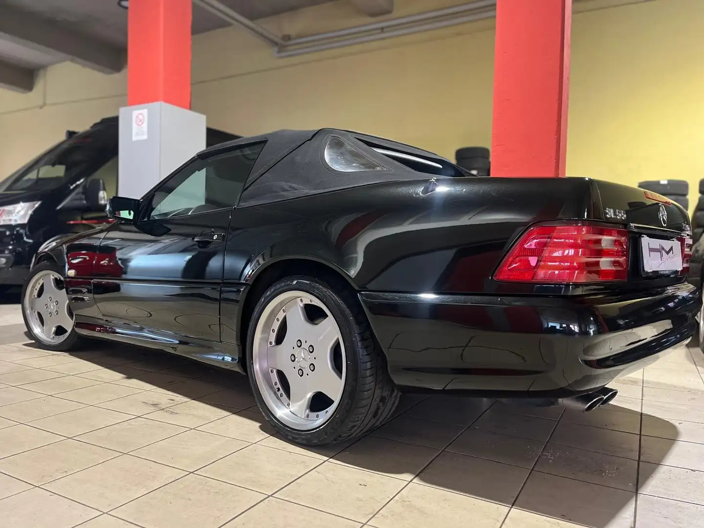 Mercedes-Benz SL 500 500 SL AMG Cabrio 320 CV - AFFARE!!! Чорний - 2