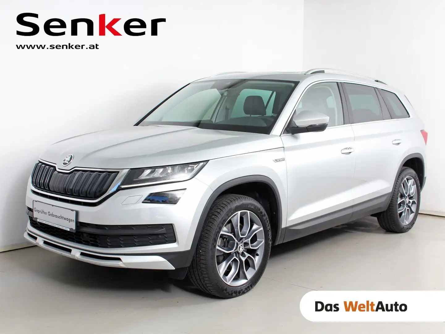 Skoda Kodiaq 4x4 SCOUT TDI DSG Silber - 1