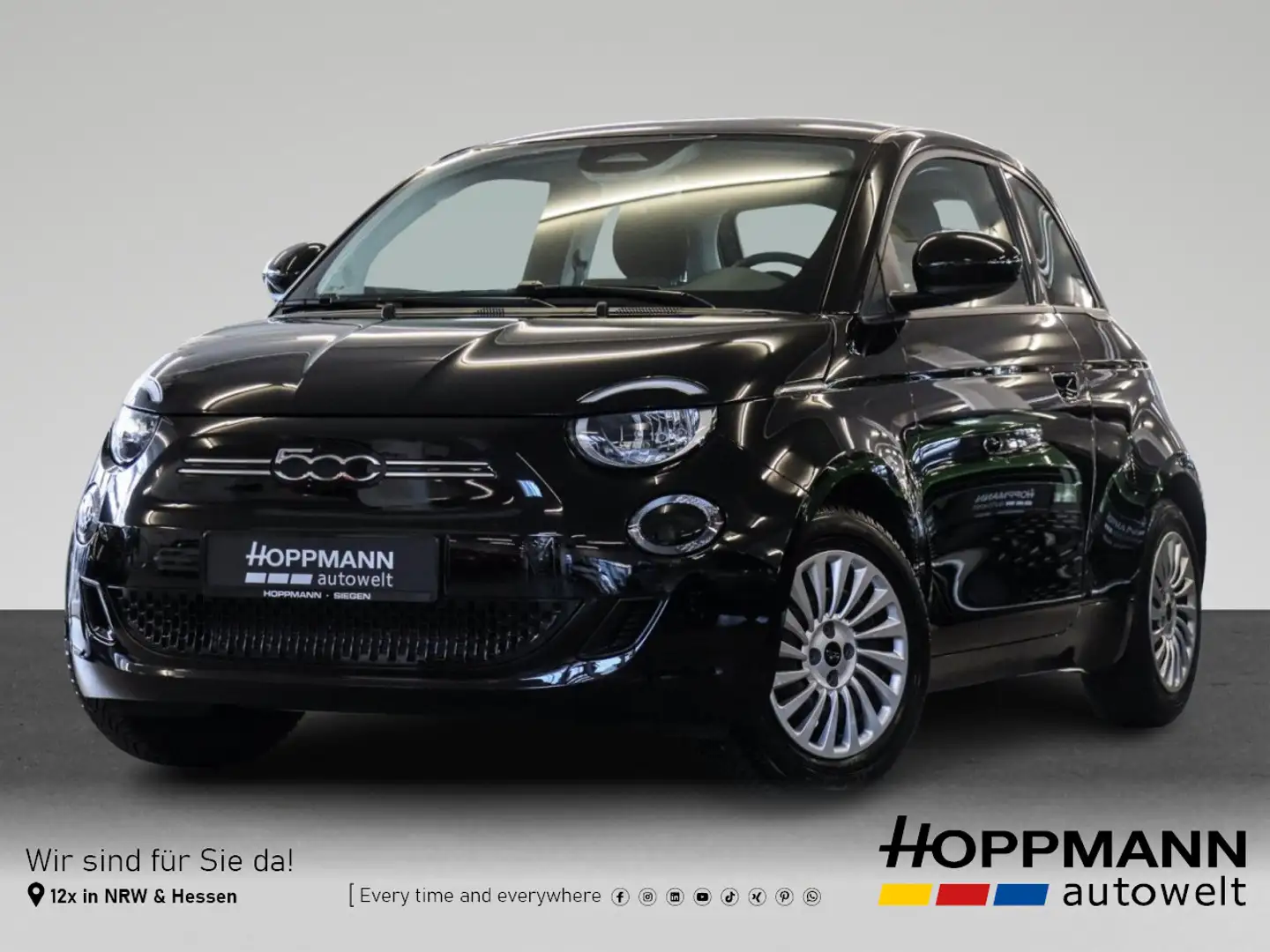 Fiat 500e 500 Action*PDC*SHZ*CarPlay* Noir - 1
