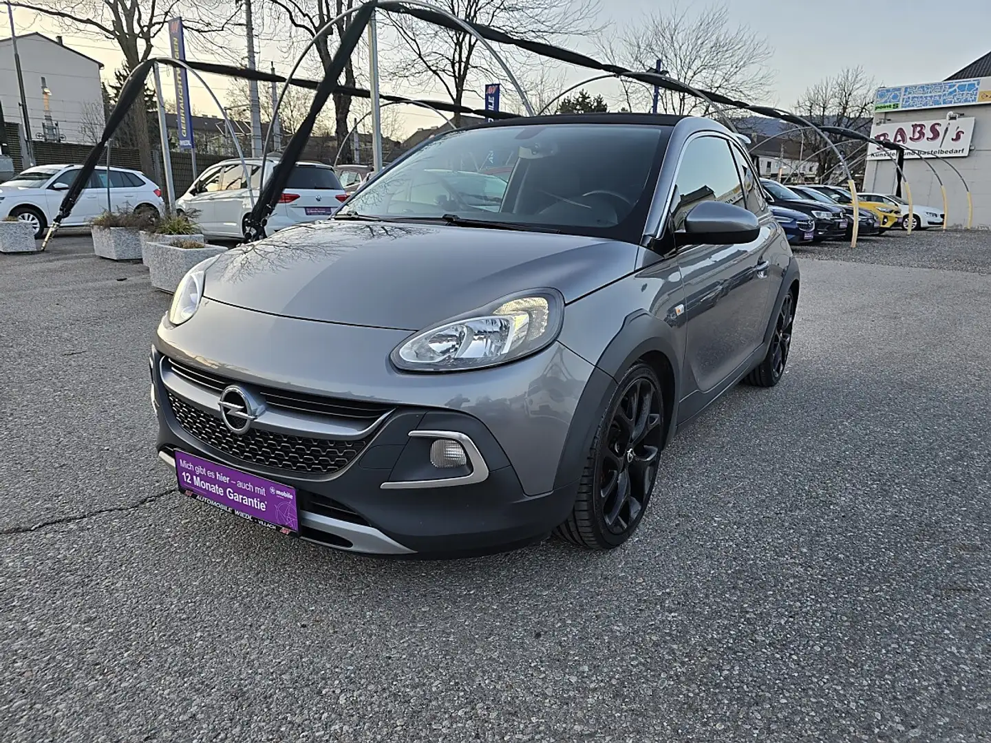 Opel Adam 1,4 Turbo Rocks S Ecotec Start/Stop Grau - 1