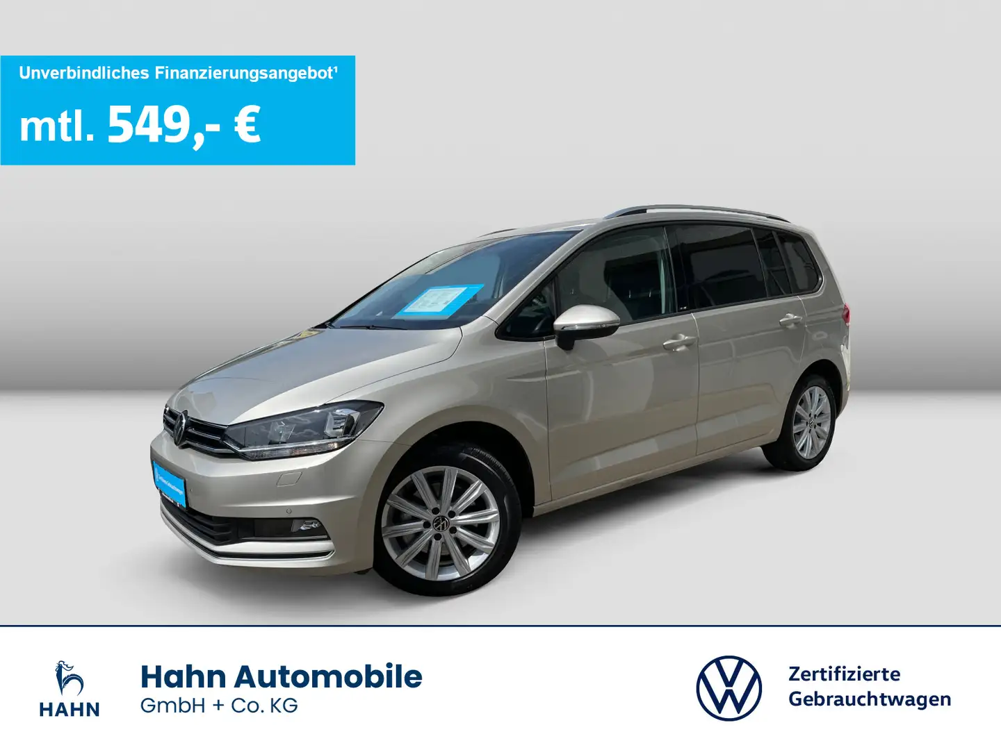 Volkswagen Touran 2.0TDI DSG Move 7-Sitze AHK Navi Pano PDC Silber - 1