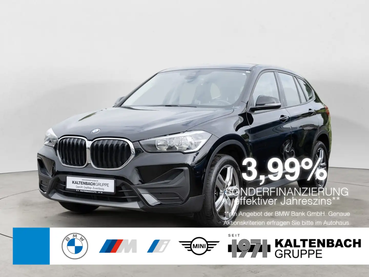 BMW X1 sDrive18i Advantage FACEL. AHK NAVI SHZ Zwart - 1