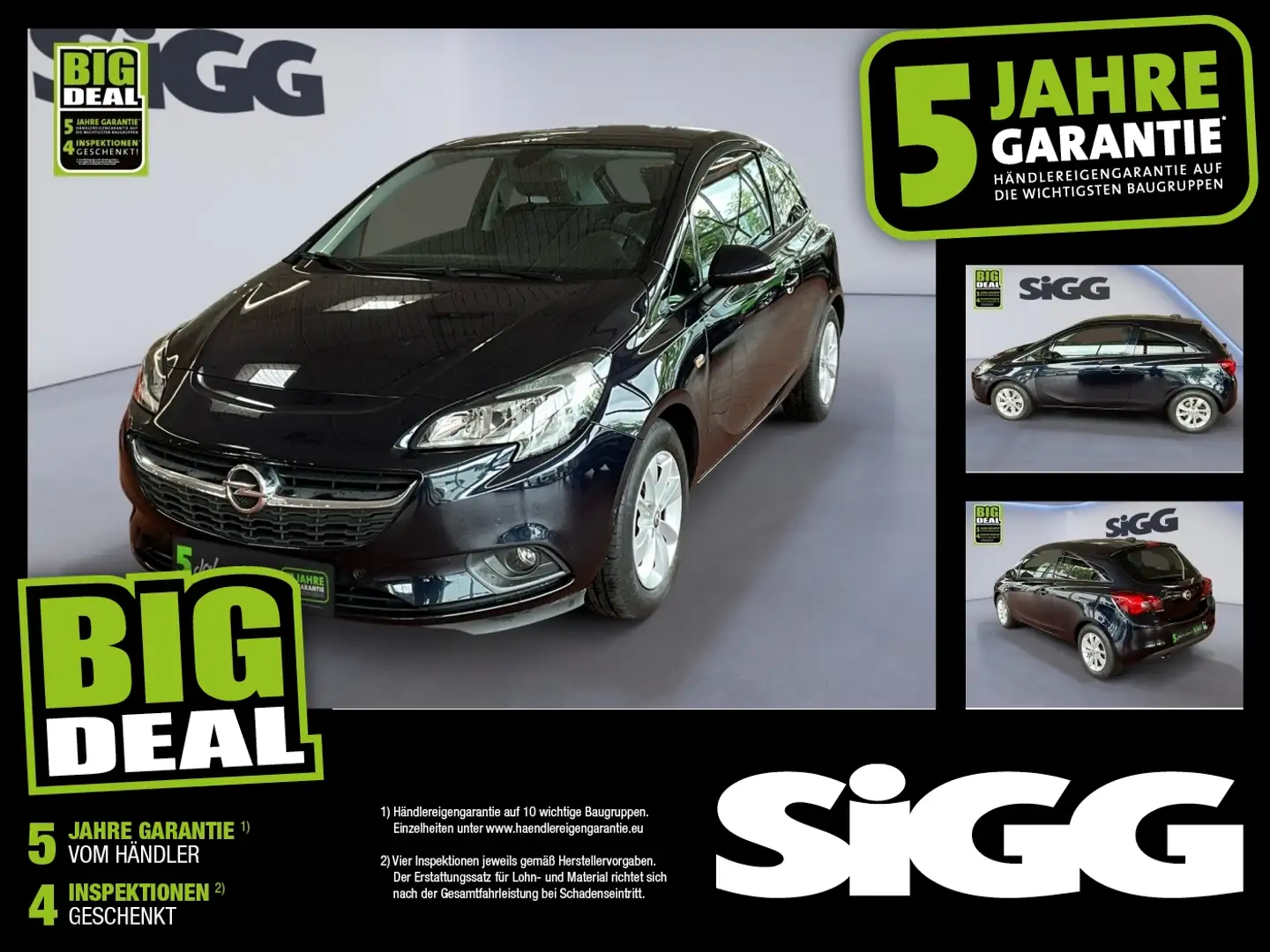 Opel Corsa E 1.4 Turbo ecoFlex ON LM KAM W-Paket PDC Blu/Azzurro - 1