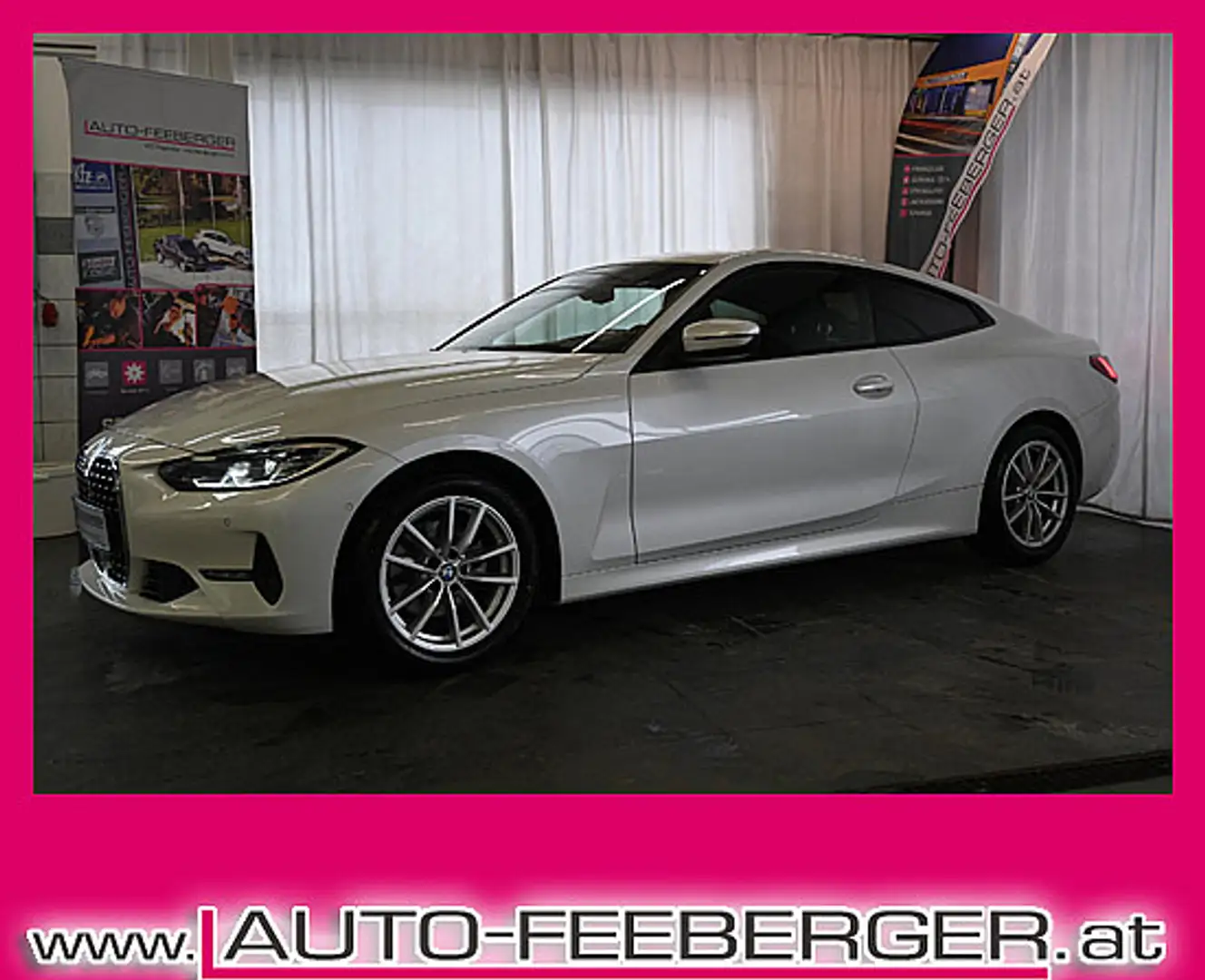 BMW 420 420d 48 V Coupe xDrive Aut. Blanc - 1