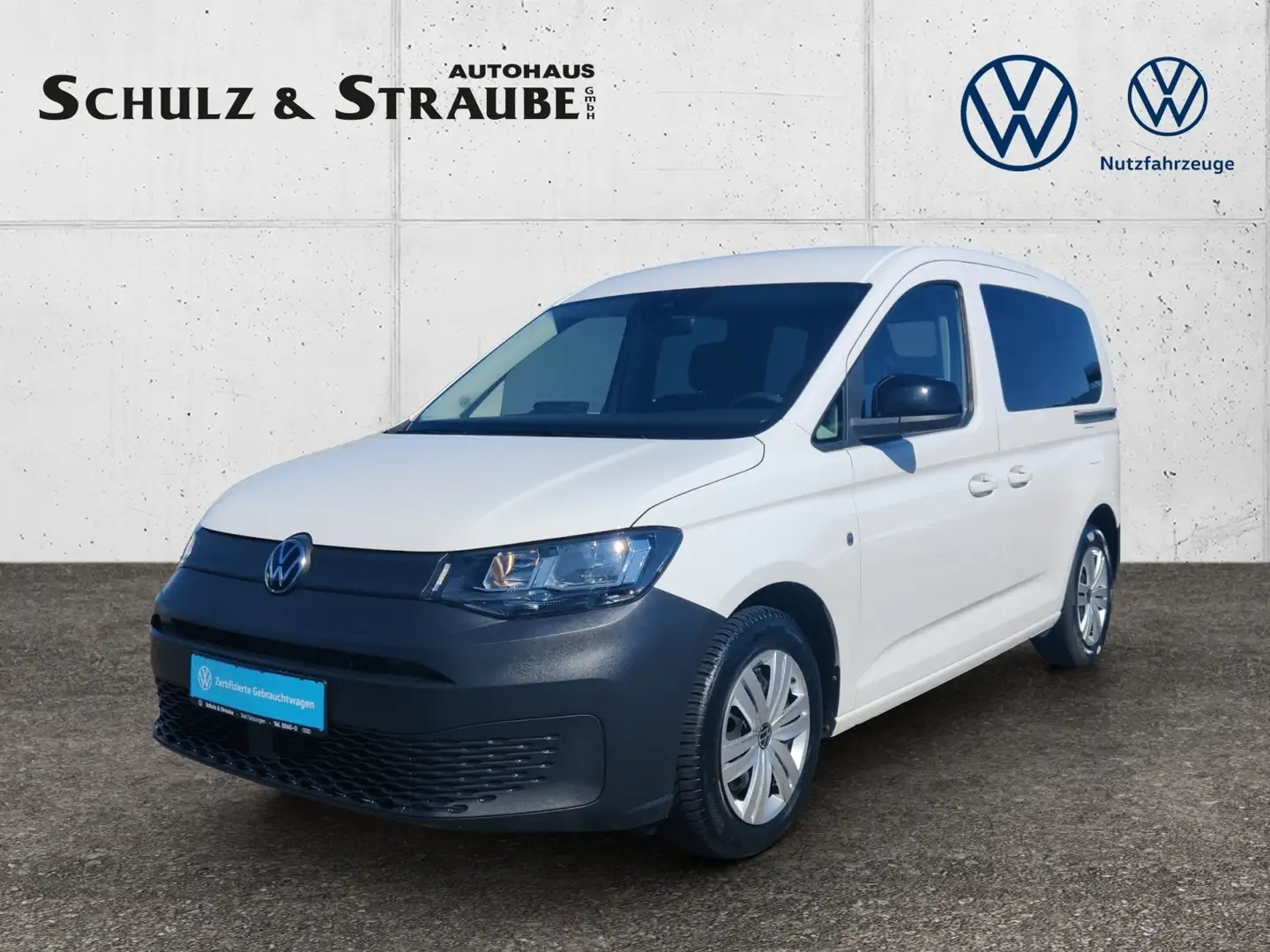 Volkswagen Caddy 2.0 TDI 4Motion  5 Sitze Klimaautomatik,Lane Assi Weiß - 2