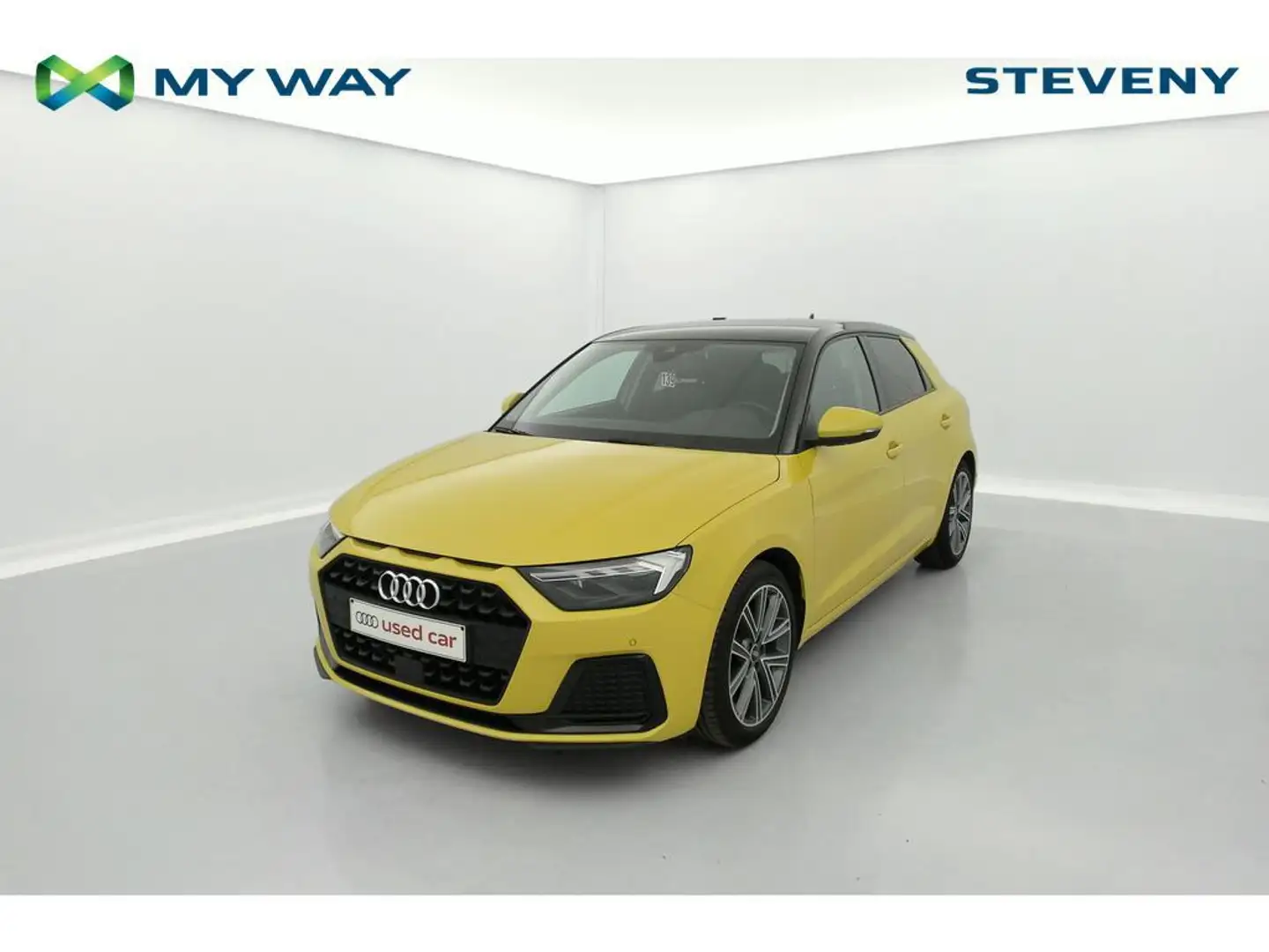 Audi A1 Sportback Business Edition Advanced 25TFSI 70kW(95cv) S tronic Jaune - 1