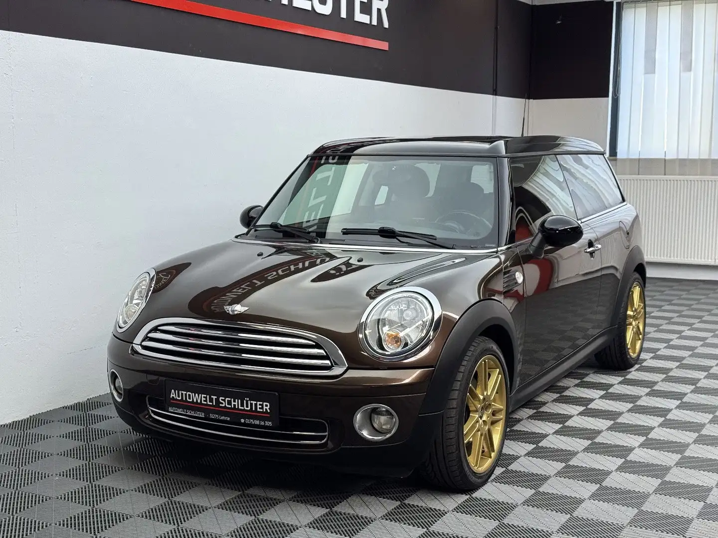 MINI Cooper Clubman 1.6 *SHZ*Klimaautomatik*Pano*PDC* Brun - 1