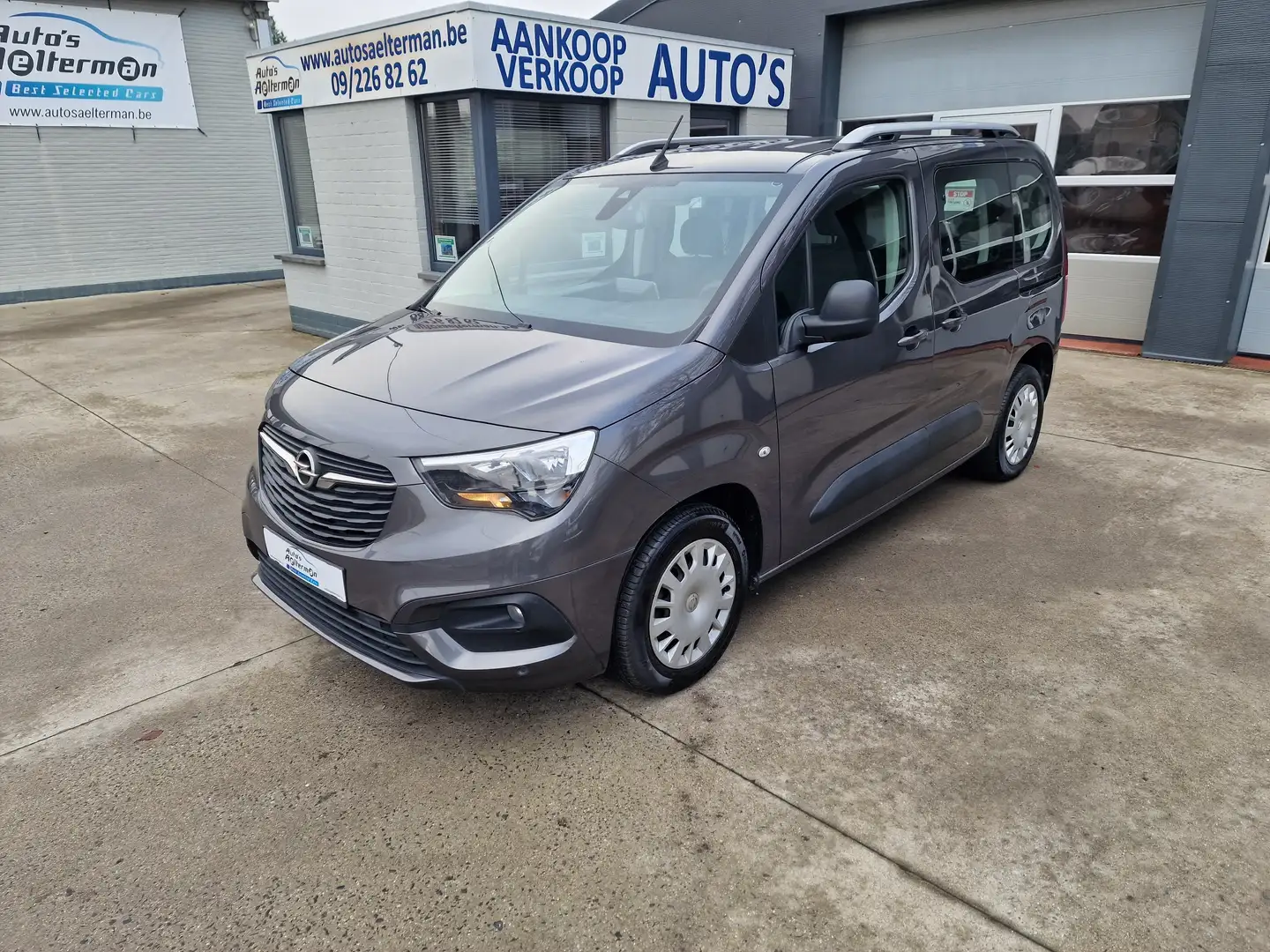Opel Combo Life 1.2 Turbo GPS * AUTOMATISCHE AIRCO * PARKEERSENSOR Gris - 2