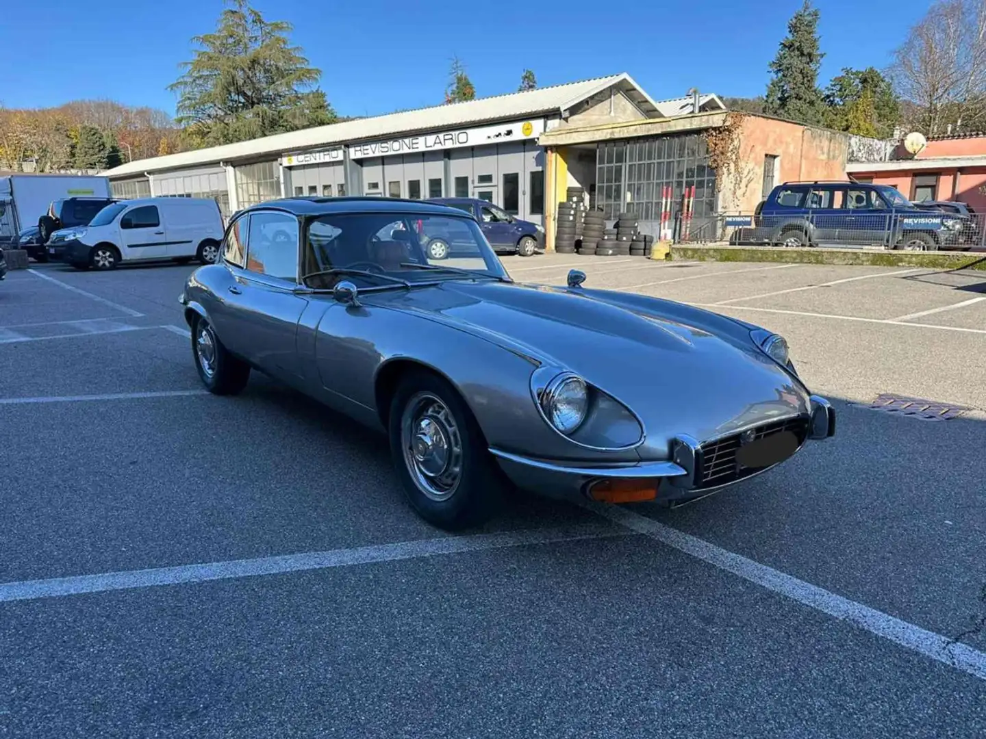 Jaguar E-Type V12 5.350CC ISCRITTA ASI GUIDA A DESTRA Silber - 1