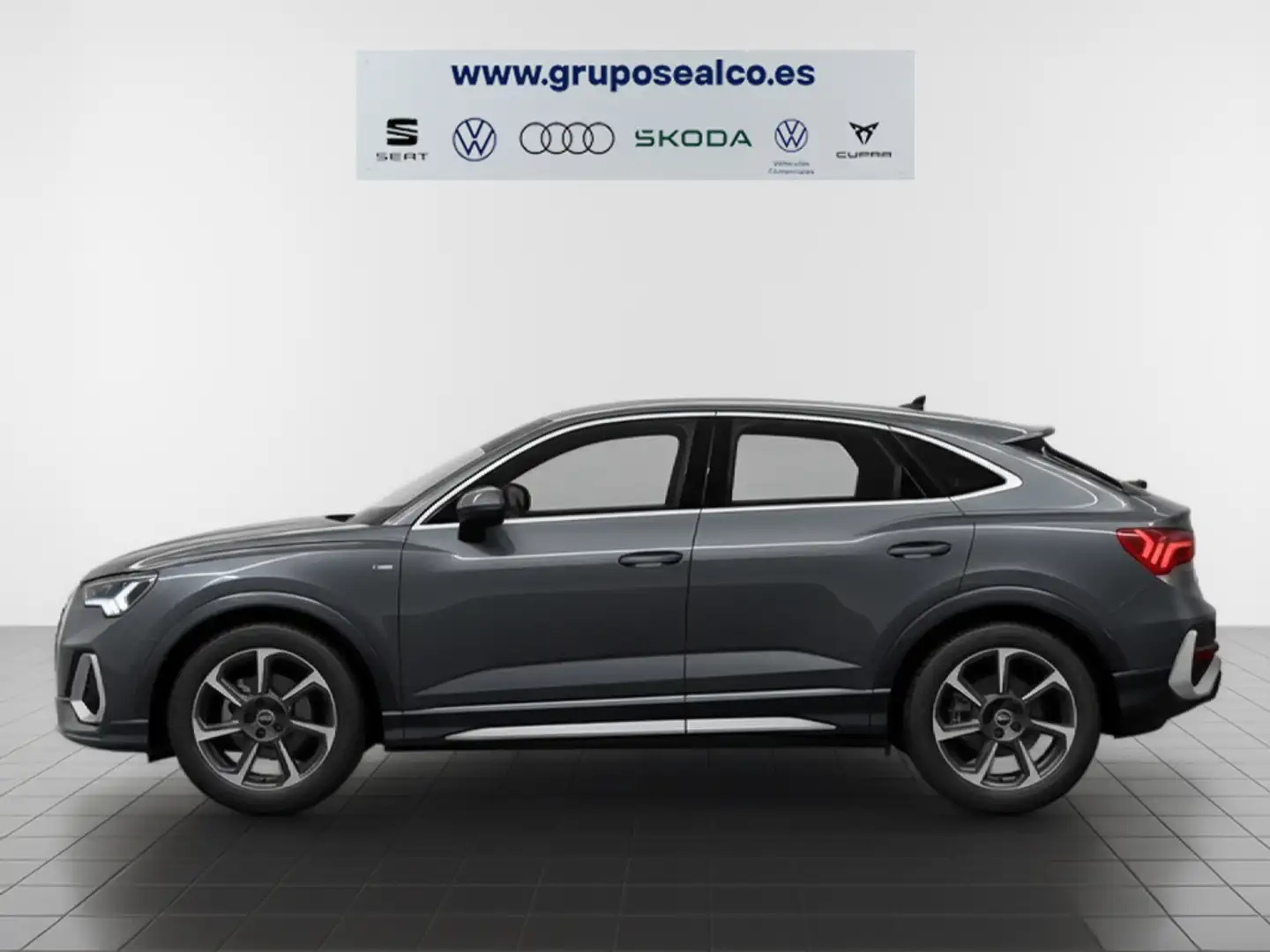 Audi Q3 Sportback 35 TDI S line quattro S tronic Gris - 2