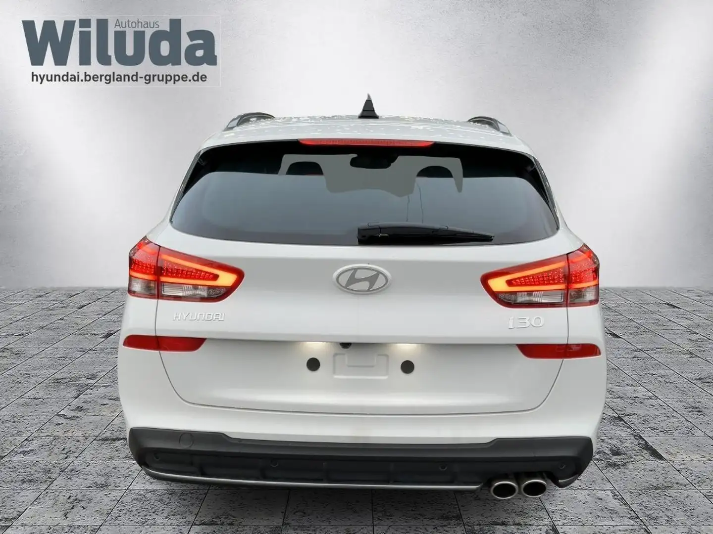 Hyundai i30 Kombi 1.5 T-GDI 140PS48V 7-DCT N-LINE Sitz-Paket Blanc - 2