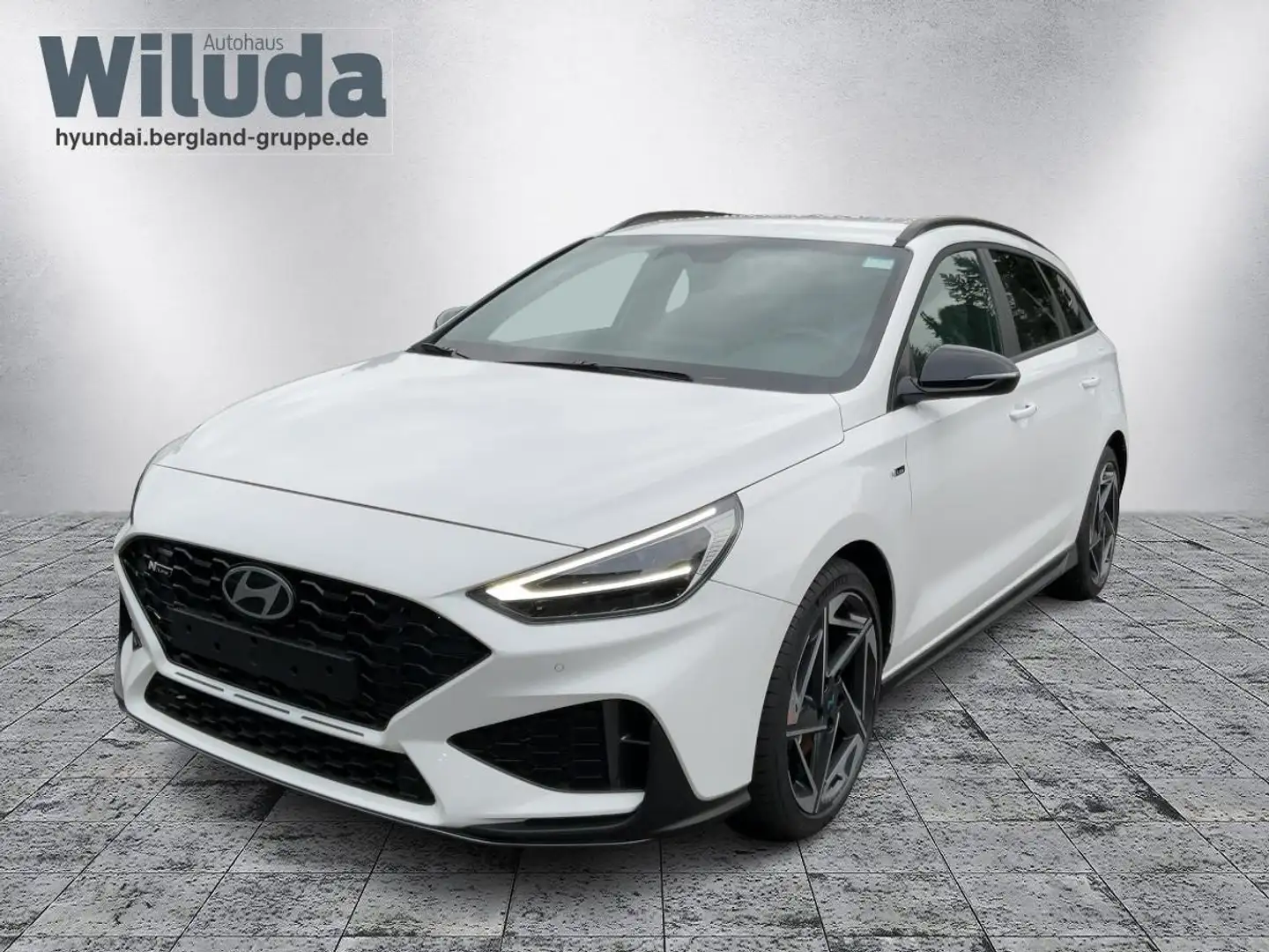 Hyundai i30 Kombi 1.5 T-GDI 140PS48V 7-DCT N-LINE Sitz-Paket Blanc - 1