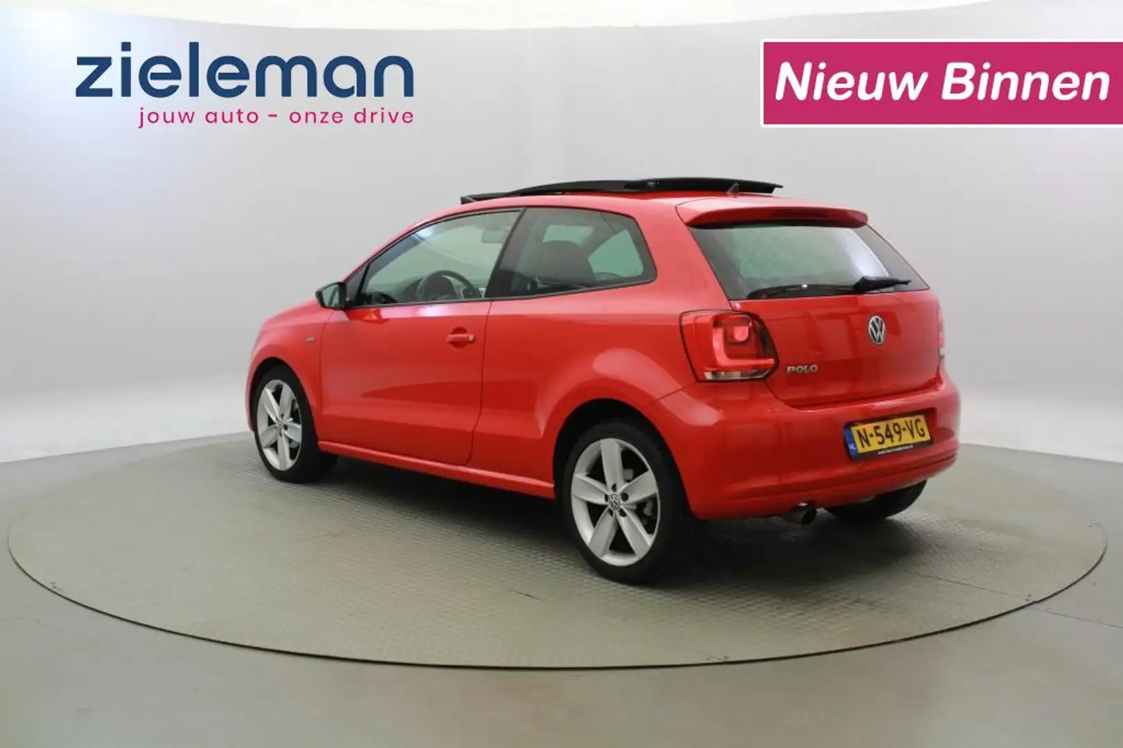 Volkswagen Polo 1.2 TSI Highline -  Panorama, Cruise, Stoelverw Rouge - 2
