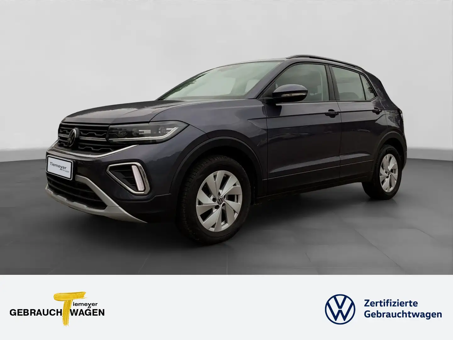 Volkswagen T-Cross 1.0 TSI LIFE NAVI IQ.LIGHT ACC SITZH Grigio - 1