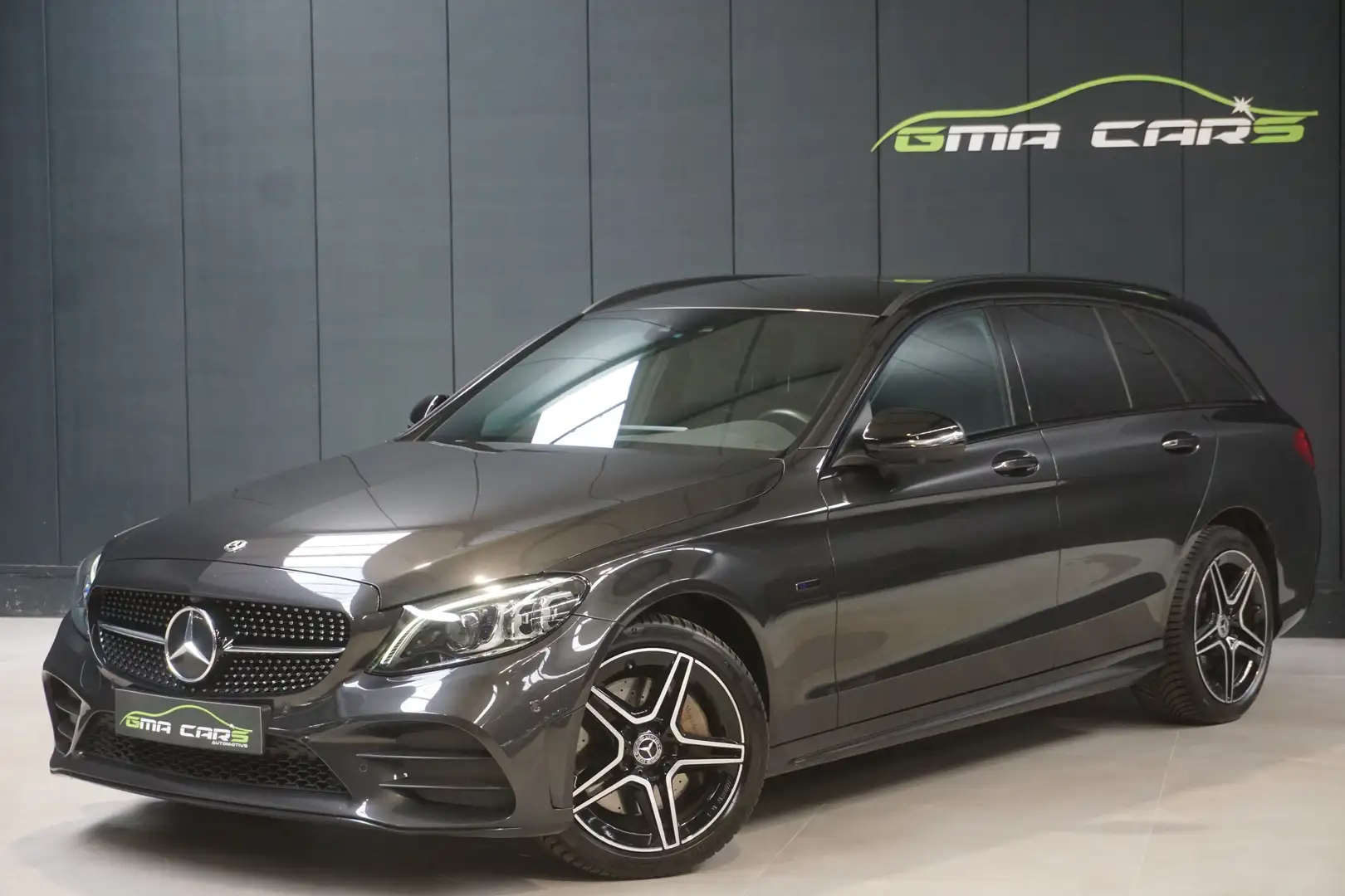 Mercedes-Benz C 300 de  AMG Line- Automaat-Navi-360c-H.Leder-Garantie Grijs - 1