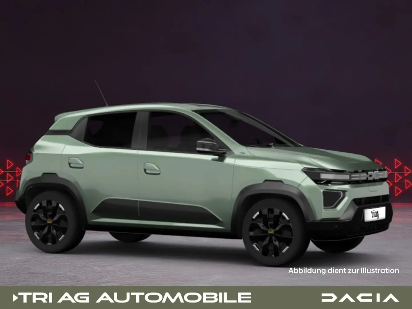 Dacia Spring Extreme Electric 65 Klima Navi Rückfahrkamera PDC Grün - 2