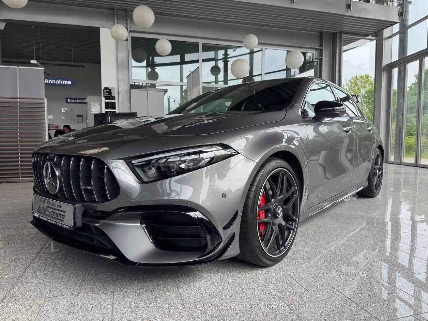 Mercedes-Benz A 45 AMG A 45 S AMG Aero+Performance Sitze+Pano+Night Сірий - 1