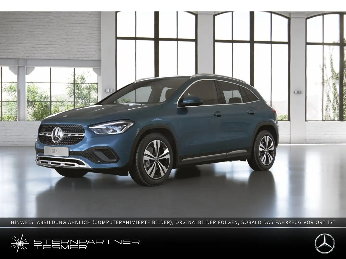 Mercedes-Benz GLA 220 d 4M PROGRESSIVE+MBUX+HuD+LED+SHZ+AHK Blau - 1