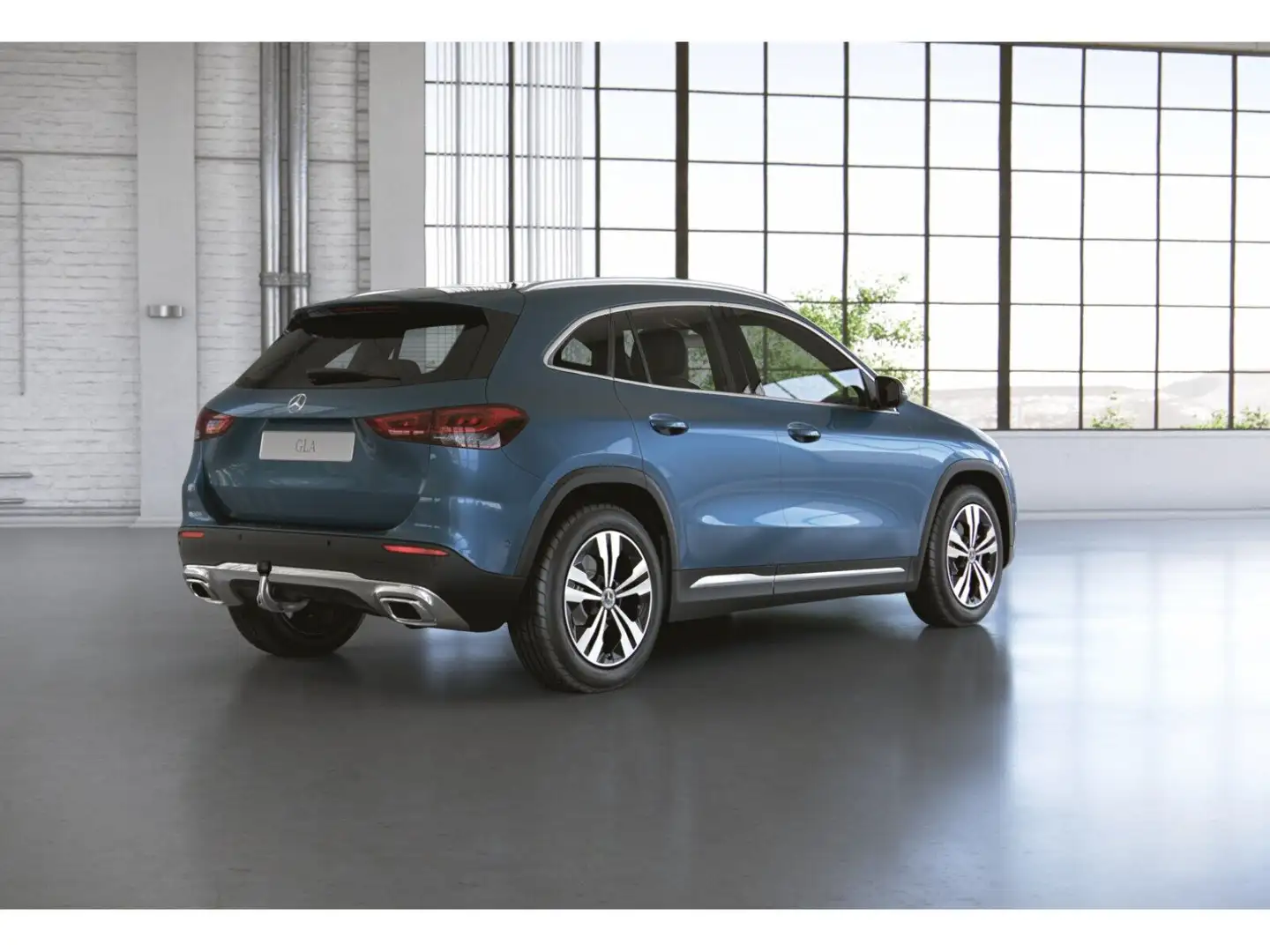 Mercedes-Benz GLA 220 d 4M PROGRESSIVE+MBUX+HuD+LED+SHZ+AHK Blau - 2