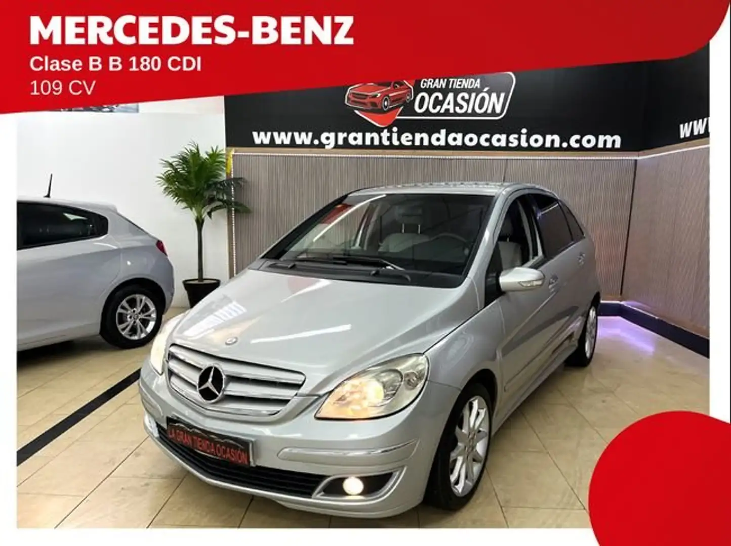 Mercedes-Benz B 180 180CDI Autotronic Gris - 1