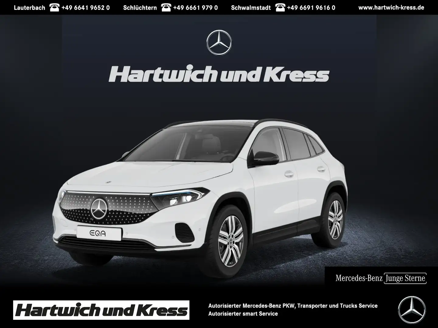 Mercedes-Benz EQA 350 EQA 350 4Matic Electric Art+Pano+AHK+Night+Totwink Blanco - 1
