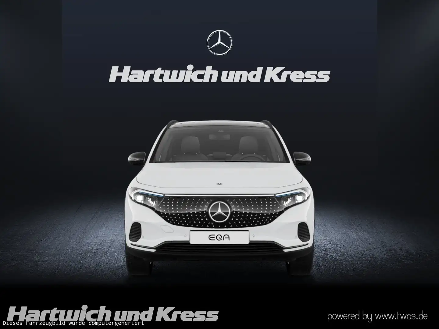 Mercedes-Benz EQA 350 EQA 350 4Matic Electric Art+Pano+AHK+Night+Totwink Blanco - 2