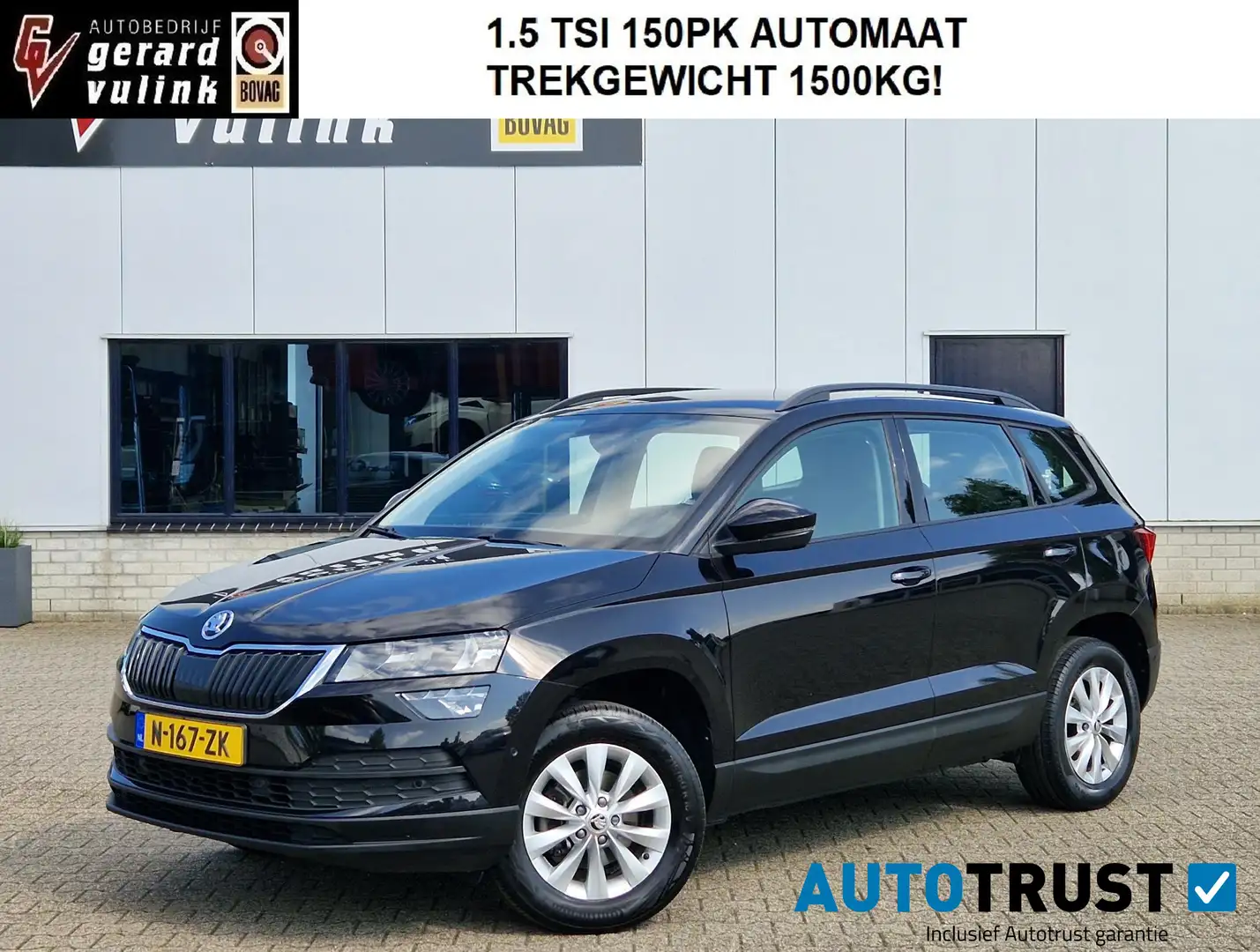 Skoda Karoq 1.5 TSI AUTOMAAT Business Edition TREKHAAK ECC Negro - 1