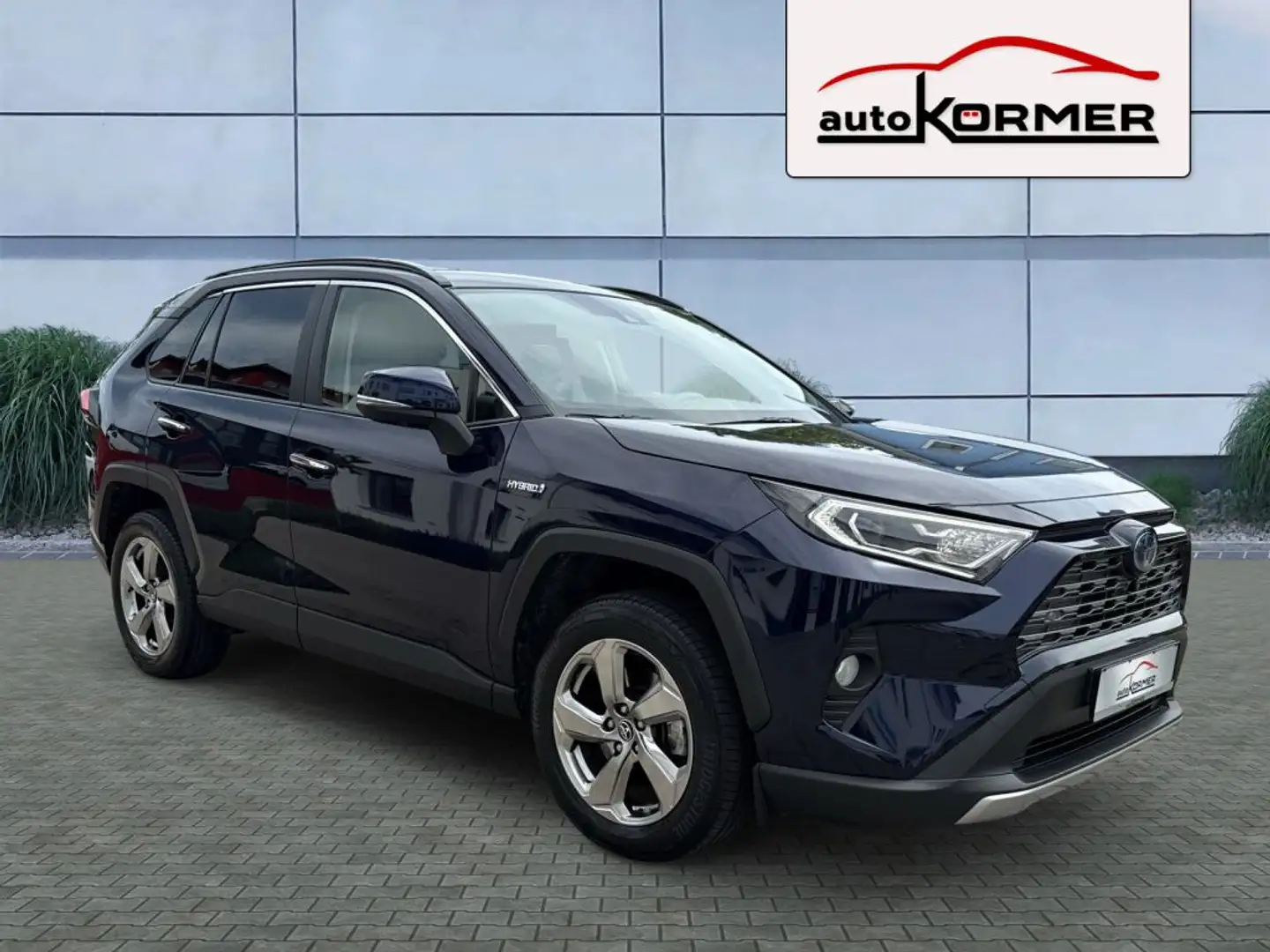 Toyota RAV 4 Hybrid 4x4 Lounge Navi,Leder,360°,JBL,ACC,Totwinke Blauw - 1