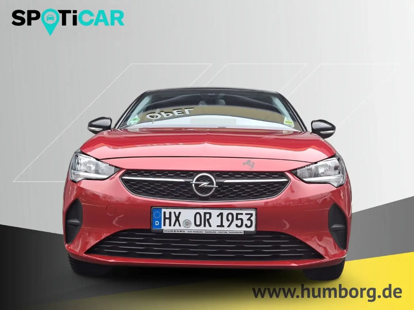 Opel Corsa F 1.2 Edition (EURO 6d) Navi Apple CarPlay Android Rojo - 2
