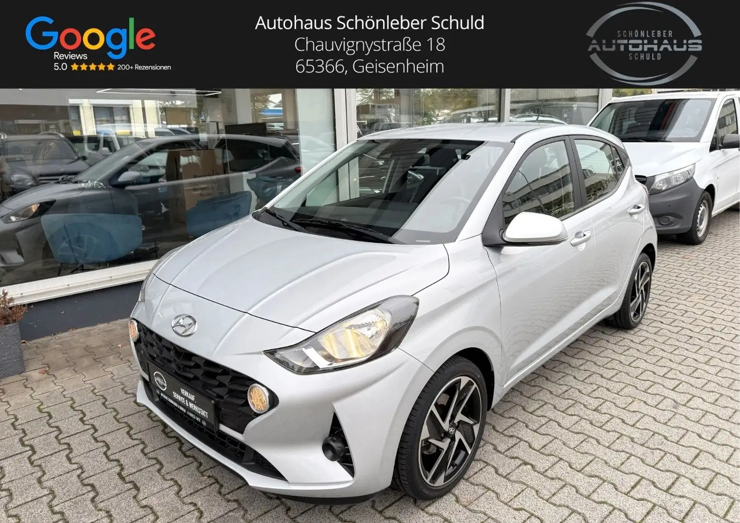 Hyundai i10 Trend *1. HAND*SITZH*KAMERA*NAVI*CARPLAY* Silber - 1