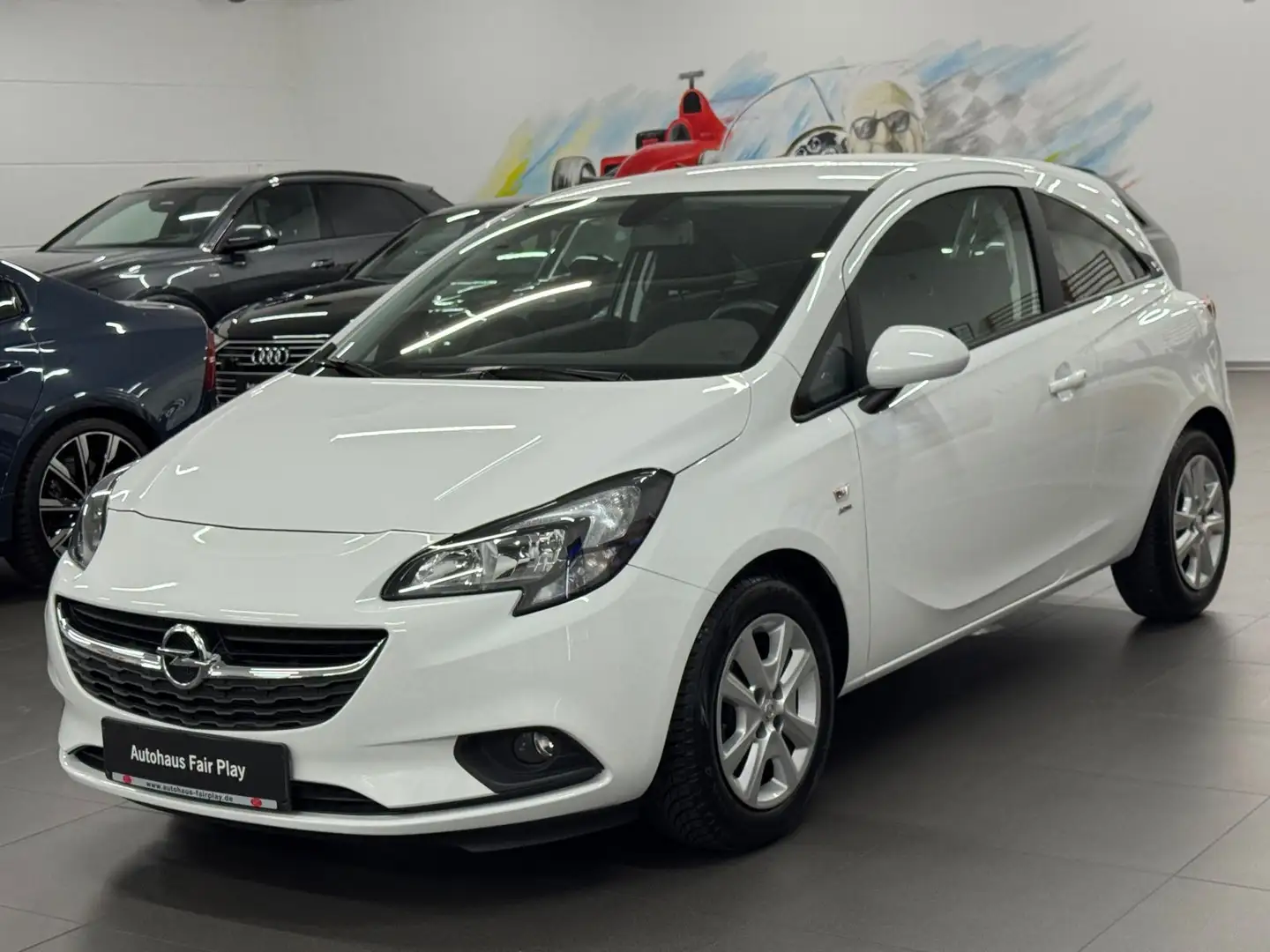 Opel Corsa E 1.4 Aut. CarPlay/10739km/U-FREI/Topzust. Bianco - 1
