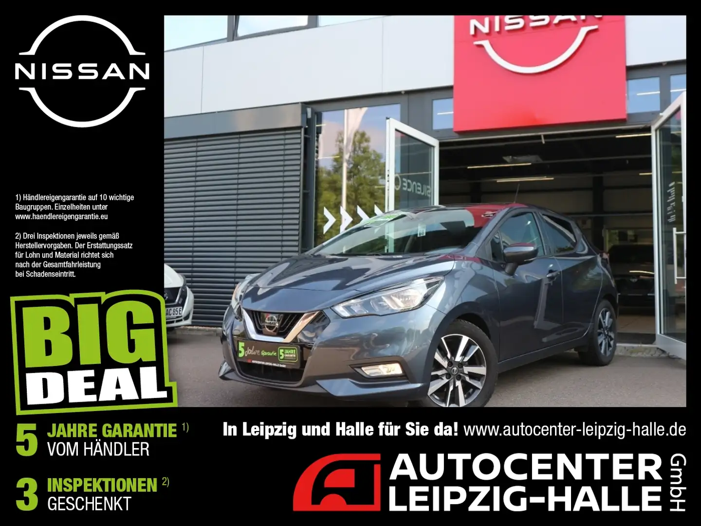 Nissan Micra 0.9 IG-T N-Connecta Navi Klimaauto Keyless Grijs - 1