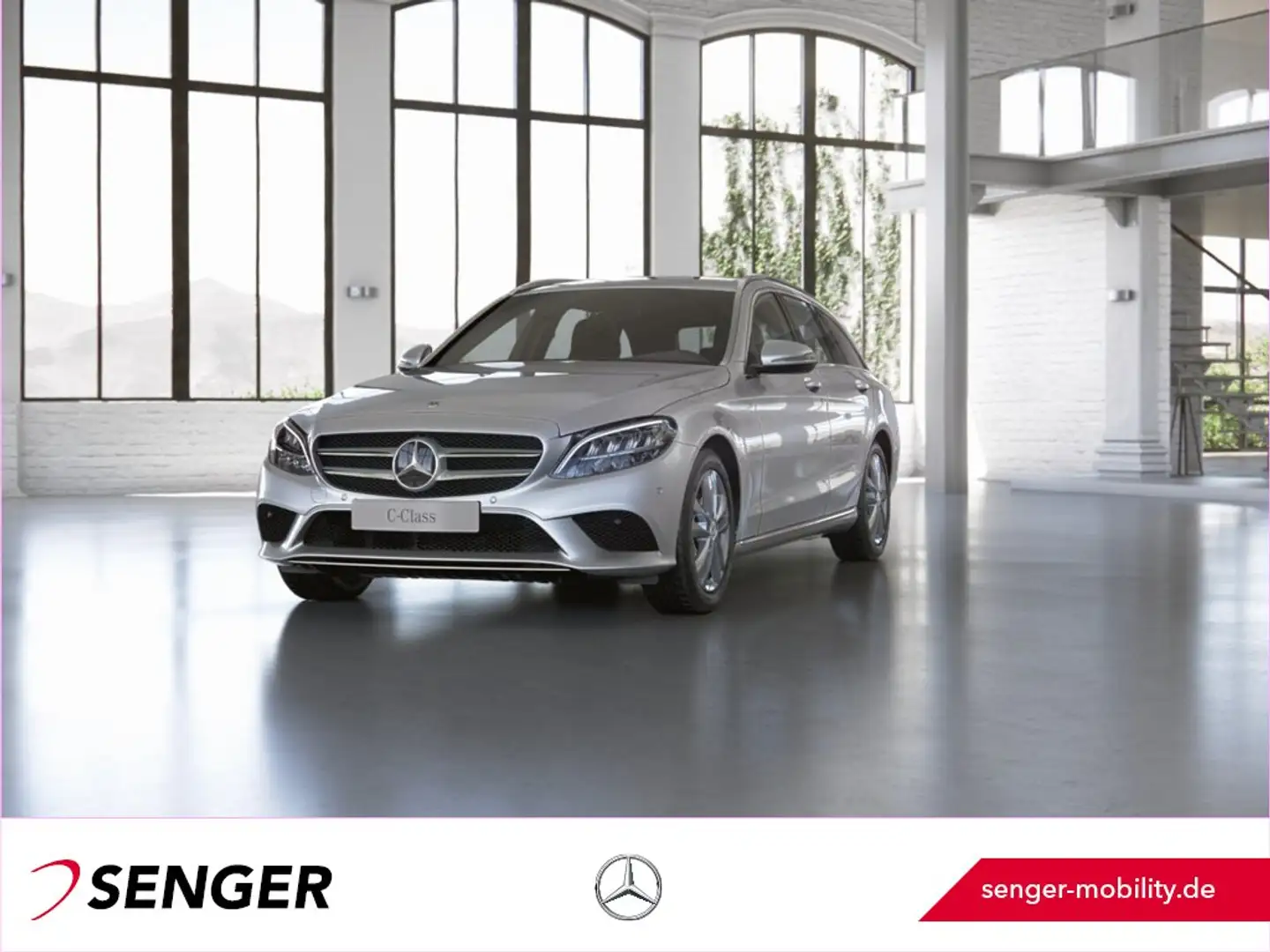Mercedes-Benz C 200 T Avantgarde Rückfahrkamera Ambiente AHK Argent - 1