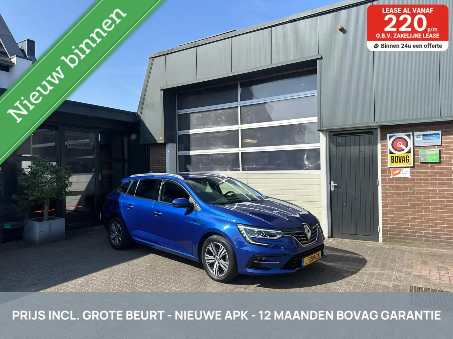 Renault Megane Estate 1.3 TCe Intens BOSE/TH/HEAD-UP *ALL-IN PRIJ Blauw - 1