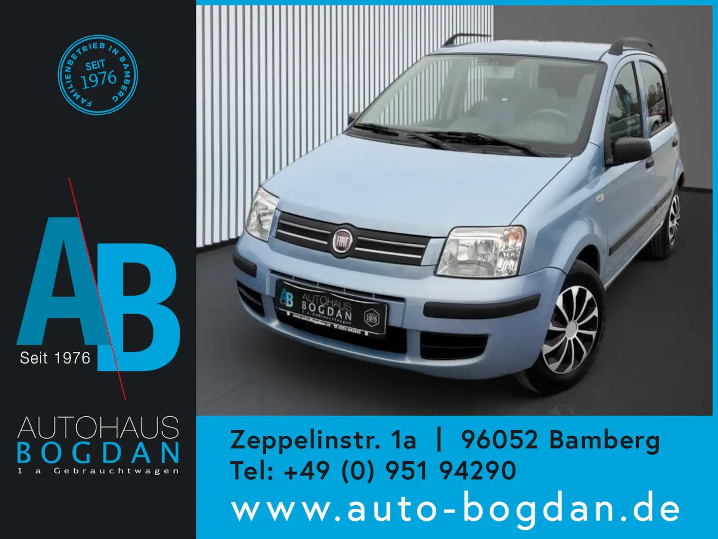 Fiat Panda 1.2 8V Dynamic Klimaanlage*Radio*CityDrive Blau - 1
