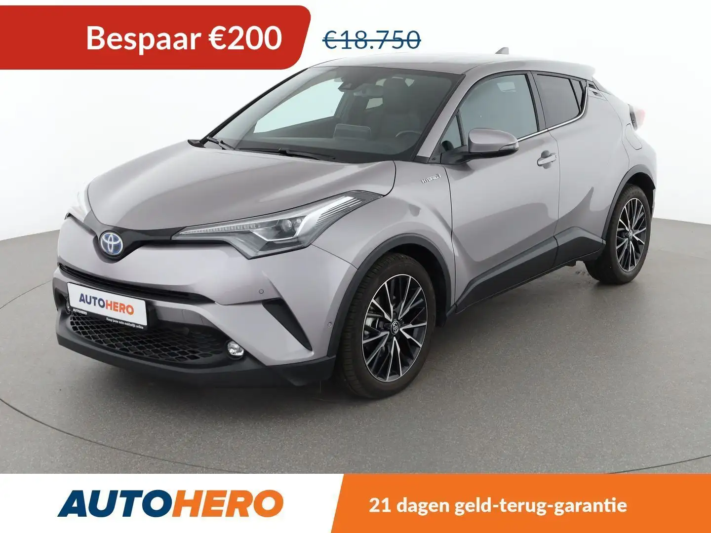 Toyota C-HR 1.8 Hybrid Lounge Zilver - 1