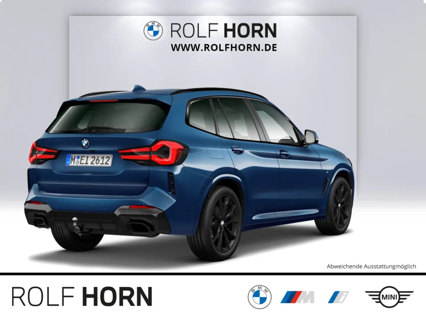 BMW X3 xDrive30d M Sportpaket Pano AHK HiFi 360° 20" Blau - 2