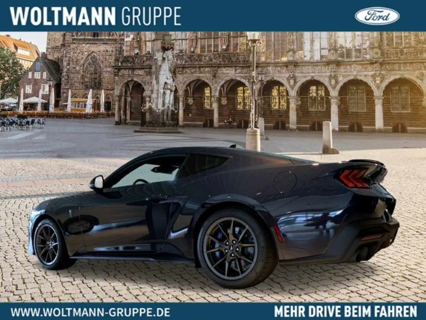 Ford Mustang Dark Horse Fastback 5.0 V8 453PS Brembo Recaro Blau - 2