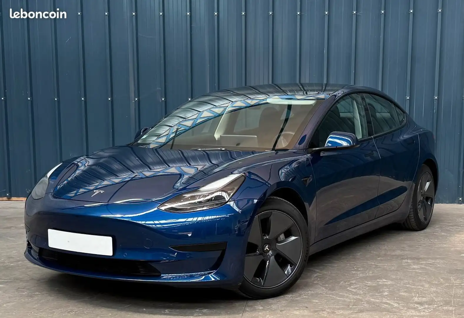 Tesla Model 3 Standart Range plus RWD 275Ch Garantie 12 mois Sup Modrá - 1