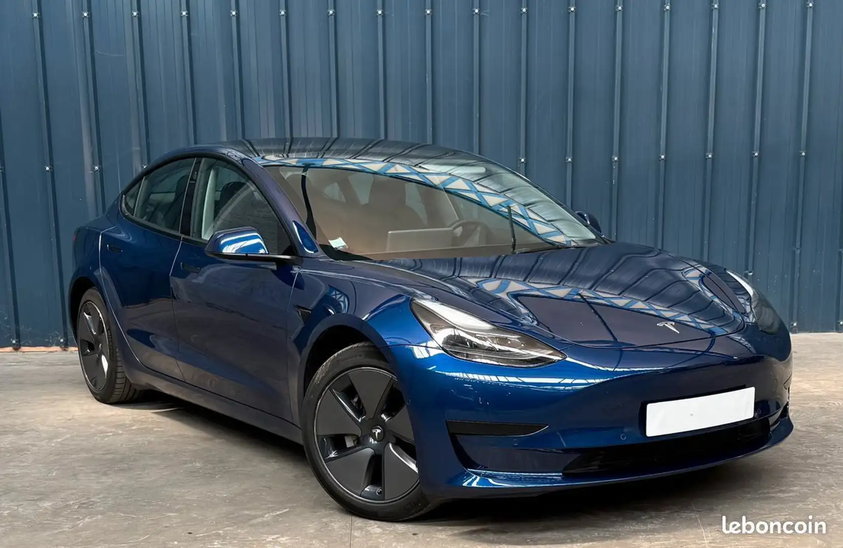Tesla Model 3 Standart Range plus RWD 275Ch Garantie 12 mois Sup Modrá - 2