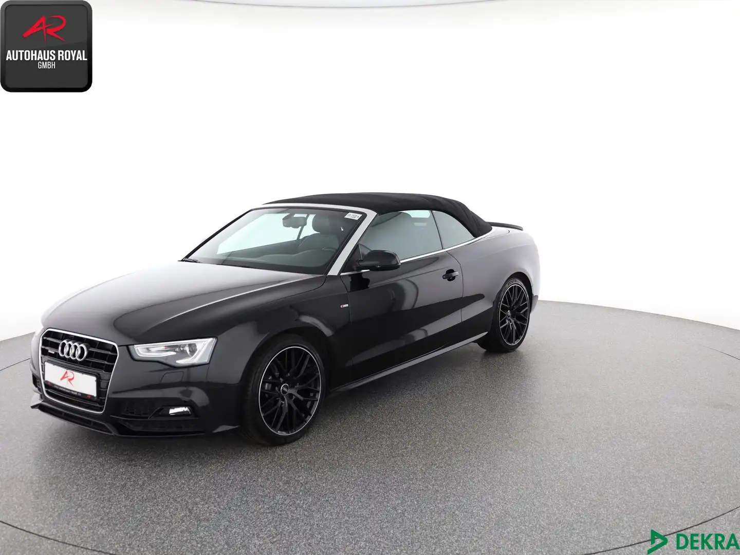Audi A5 A5 Cabrio 2.0 TFSI qu S LINE KAMERA,B+O,KEYLESS Schwarz - 1