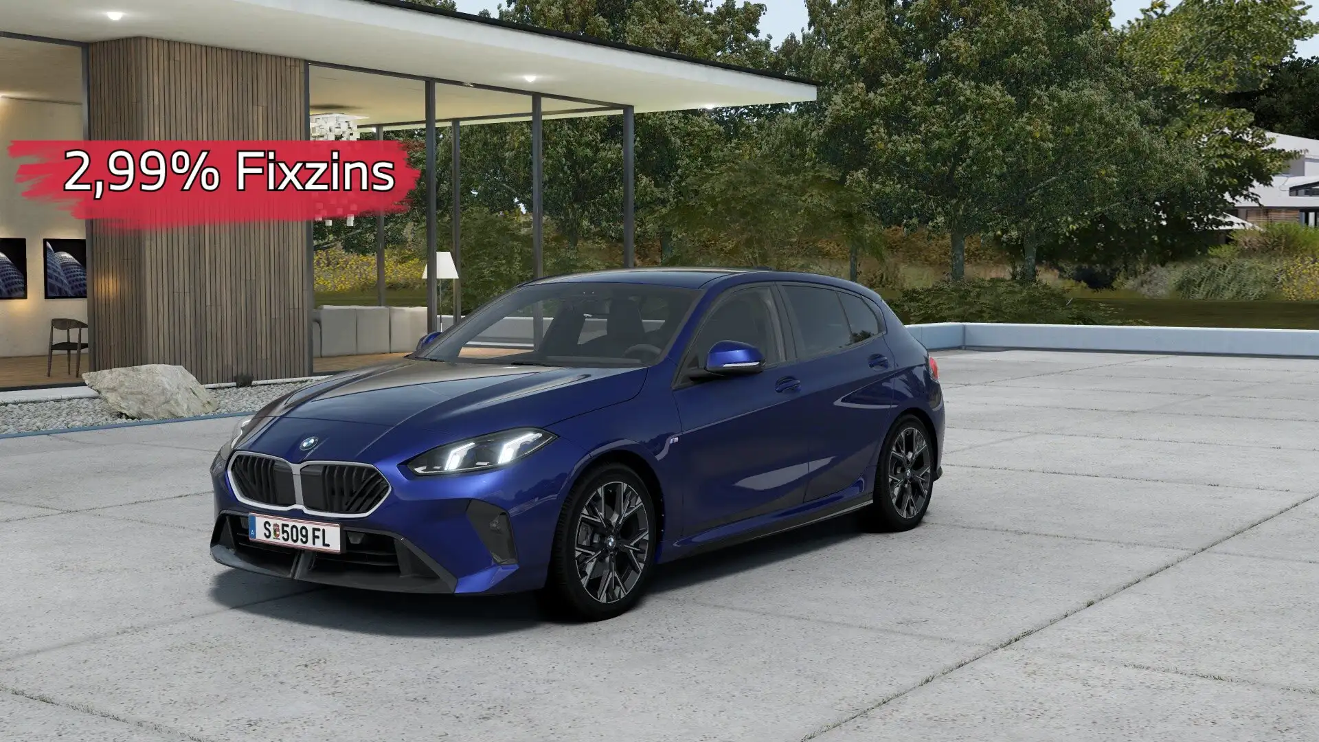 BMW 120 5-Türer F70 B38 Blau - 1
